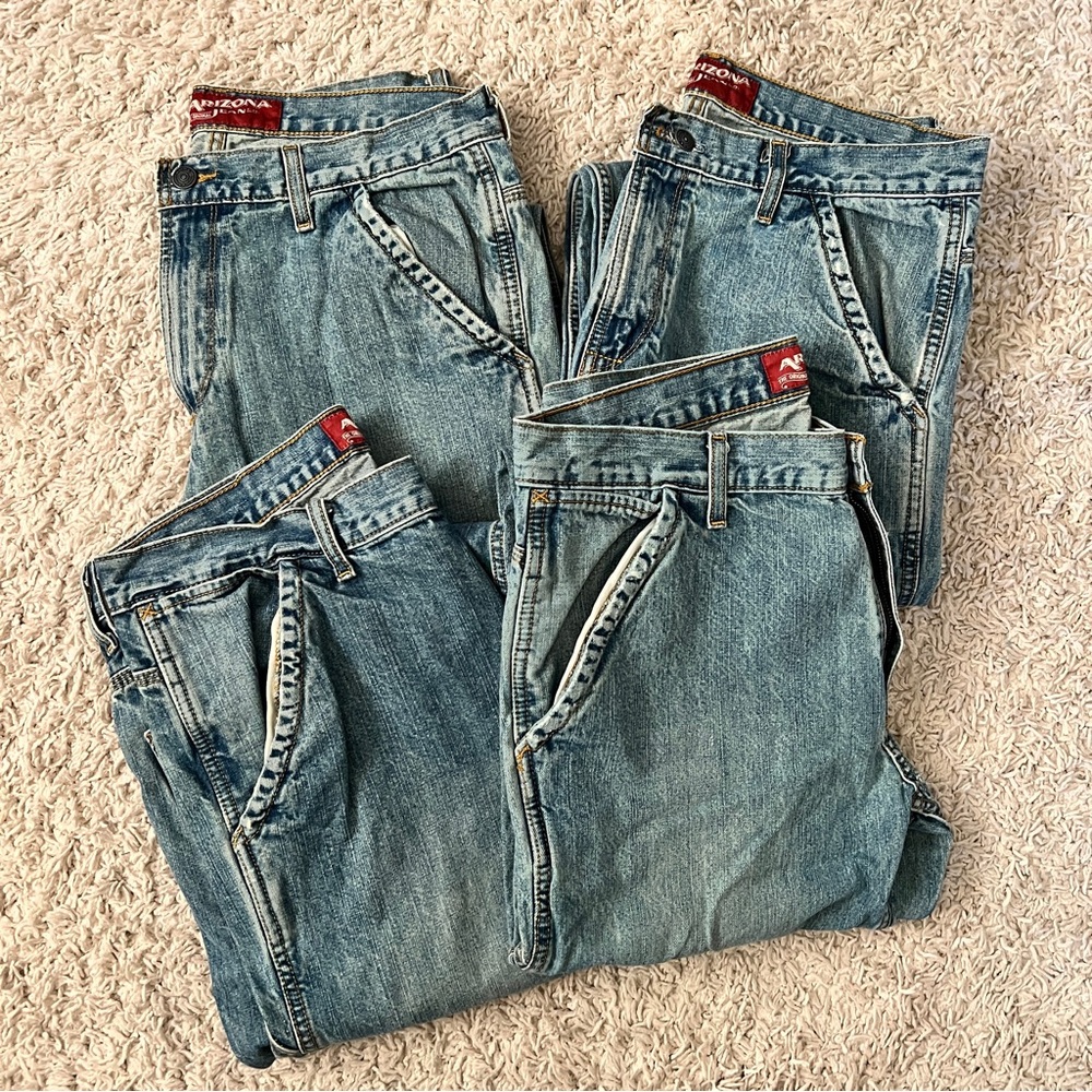 4 Pair ARIZONA Carpenter Work Jeans 34x30